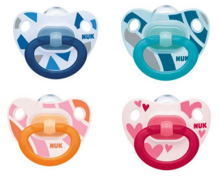 Šidítko uklidňující silikonové HAPPY DAYS 18 - 36 NUK