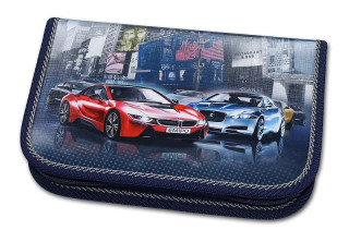 Školní pouzdro 1-klopa plné City Cars Emipo