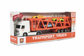 Kamion přepravník 33 cm se světlem a zvukem + 3 auta