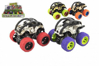 Auto terénní převracecí velká kola plast 9 cm na setrvačník