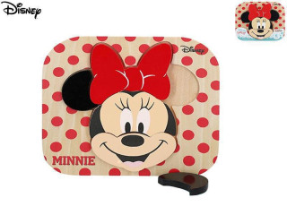 Minnie puzzle dřevěné 6 dílků 