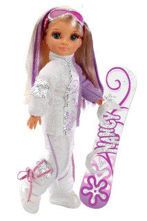 Panenka Nancy zimní sporty