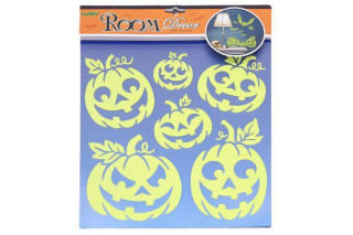 Nálepky na zeď svítící ve tmě 38x31 cm Dýně