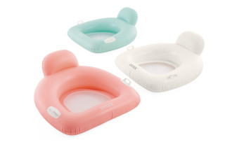 Lehátko křeslo nafukovací s úchyty 114x107 cm