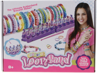 Sada gumiček na tvoření náramků 1200 ks