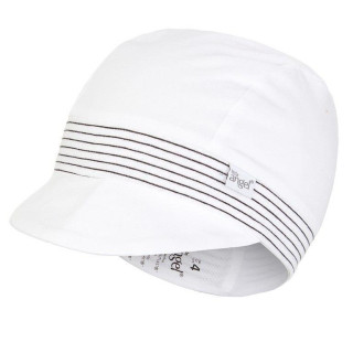 Kšiltovka tenká pruh Outlast® - bílá/pruh bíločerný 