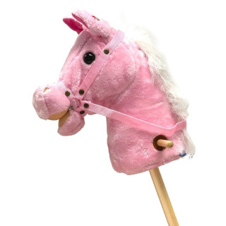 Hobby Horse se zvukem a kolečky Rosie Baby Mix pink