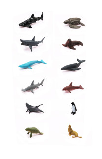 Sáček s figurkou z mořského tvora