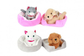 Zvířátko v pelíšku plyšové 24 m+