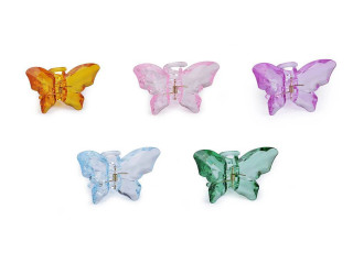 Skřipec do vlasů motýl