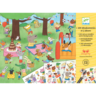 Sada s propisovacími obrázky Oslavy Djeco