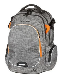 Studentský batoh WIZZARD Grey, Walker