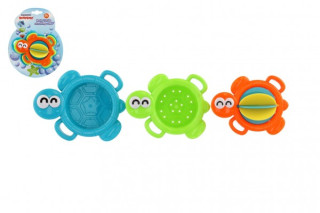 Kelímky do vody pyramida želva plast s mlýnkem 12x9 cm 3 m+