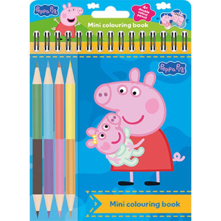 Mini omalovánky s pastelkami Prasátko Peppa