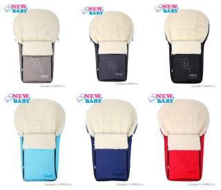 Luxusní fusak s ovčím rounem New Baby