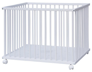 Dětská ohrádka Scarlett Honzík bílá - buk  