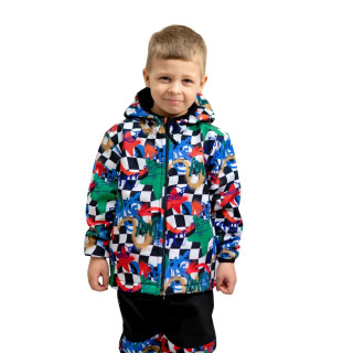 Dětská softshellová bunda Duo Play of colors bílá Esito