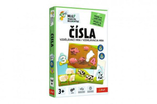 Malý objevitel Čísla vzdělávací společenská hra 19x29x4 cm