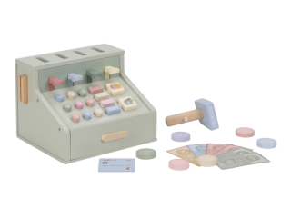 Pokladna se skenerem a čtečkou karet dřevěná Little Dutch