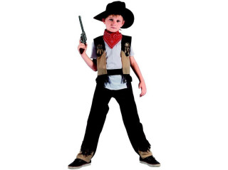 Karnevalový kostým - Kovboj, Vel. 120 -130 cm