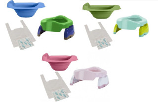 Cestovní nočník/redukce na WC 2v1 + vložka + sáčky Potette Plus