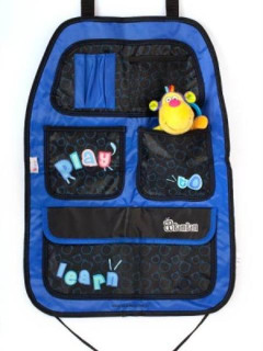 Chránič sedadel organizér Bam bam modrý 