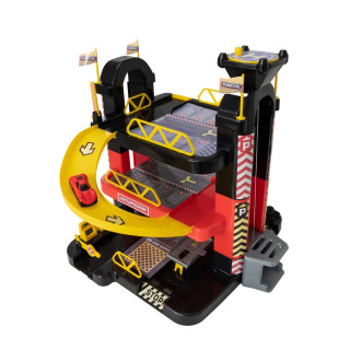 3 patrová garáž s 5 autíčky Teamsterz