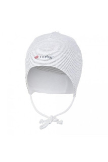 Čepice smyk zavazovací Outlast® - Pruh bílošedý melír
