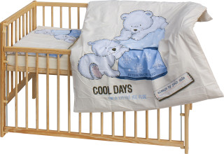 Dětská postýlka s kompletní výbavou 120 x 60 cm Scarlett Bary