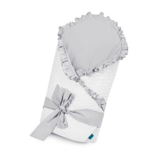 Zavinovačka s mašlí Belisima Králíček bílo-šedá