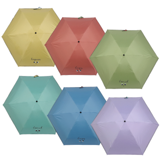 Dívčí mini skládací UV deštník s taškou