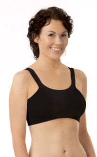 Podprsenka bezešvá bavlněná kojící 5500organic černá