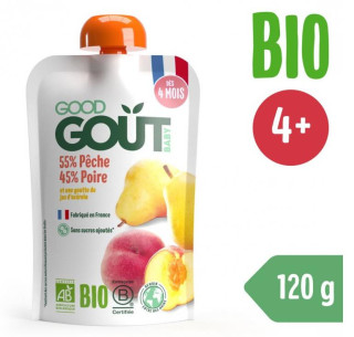 Good Gout BIO Broskev s hruškou (120 g)