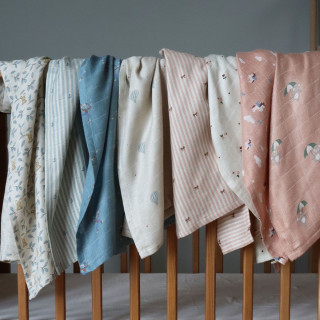 Mušelínová plena z bambusu 100x100 cm Valentin Nuuroo