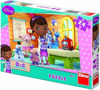 Puzzle Doktorka Plyšáková v ordinaci 26,4x18,1cm 24 dílků
