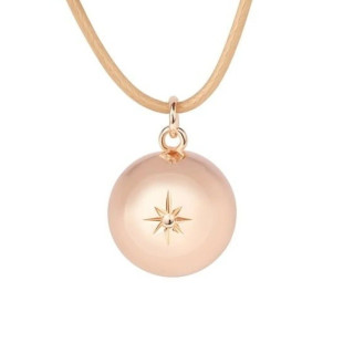 Těhotenská rolnička - Astra - měděná