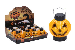 Dekorace Halloween dýně 8 x 7 cm svítící