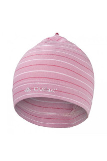 Čepice smyk natahovací Outlast pruh stř.růžová