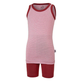 Souprava dětská Outlast® Pruh růžovobordový/bordová