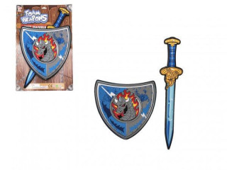 Meč se štítem pěnový 53cm