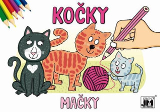 Omalovánky A5 - Kočky