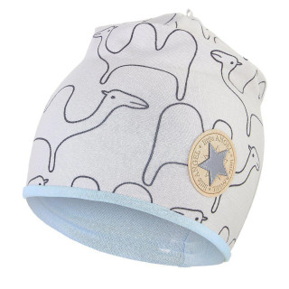 Čepice podšitá BIO Outlast® Béžová velbloud/sv.modrá