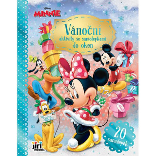 Vánoční aktivity se samolepkami do oken Minnie