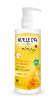 Čisticí mléko na zadeček s pumpičkou 400 ml Weleda