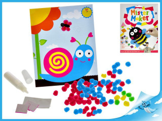 Kreativní sada Mister Maker plyšové kuličky zvířátko