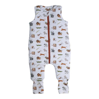 Spací pytel s nohavicemi Zoo bílý Esito