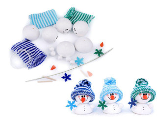 Kreativní sada sněhuláci 3 ks