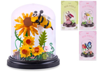 Stavebnice hmyz s květinou 253-281 ks