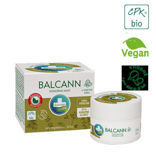 Balcann Konopná mast BIO s dubovou kůrou (ošetření v oblasti plenek)