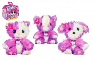 Zvířátko FUR BALLS plyš Touláček pejsek/kočička/poník růžový s doplňky